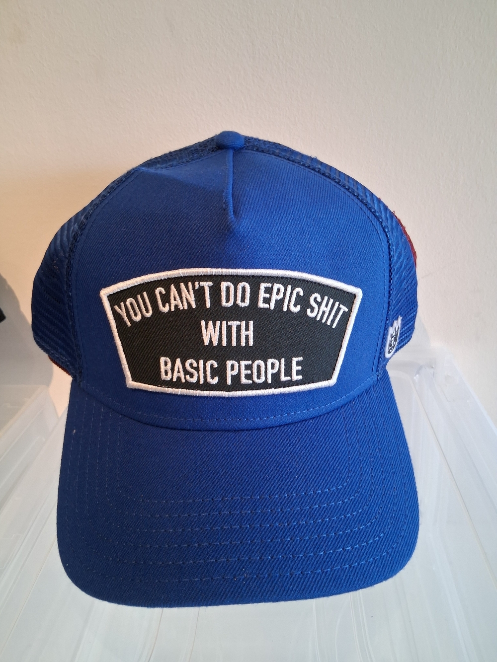 Cult of Individuality Royal Blue Trucker Hat with Bold Patch!